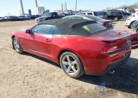 2014 Chevrolet Camaro 1Lt из США, поврежденный, VIN 2G1FB3D37E9299003